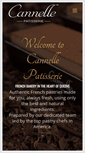 Mobile Screenshot of cannellepatisserie.com